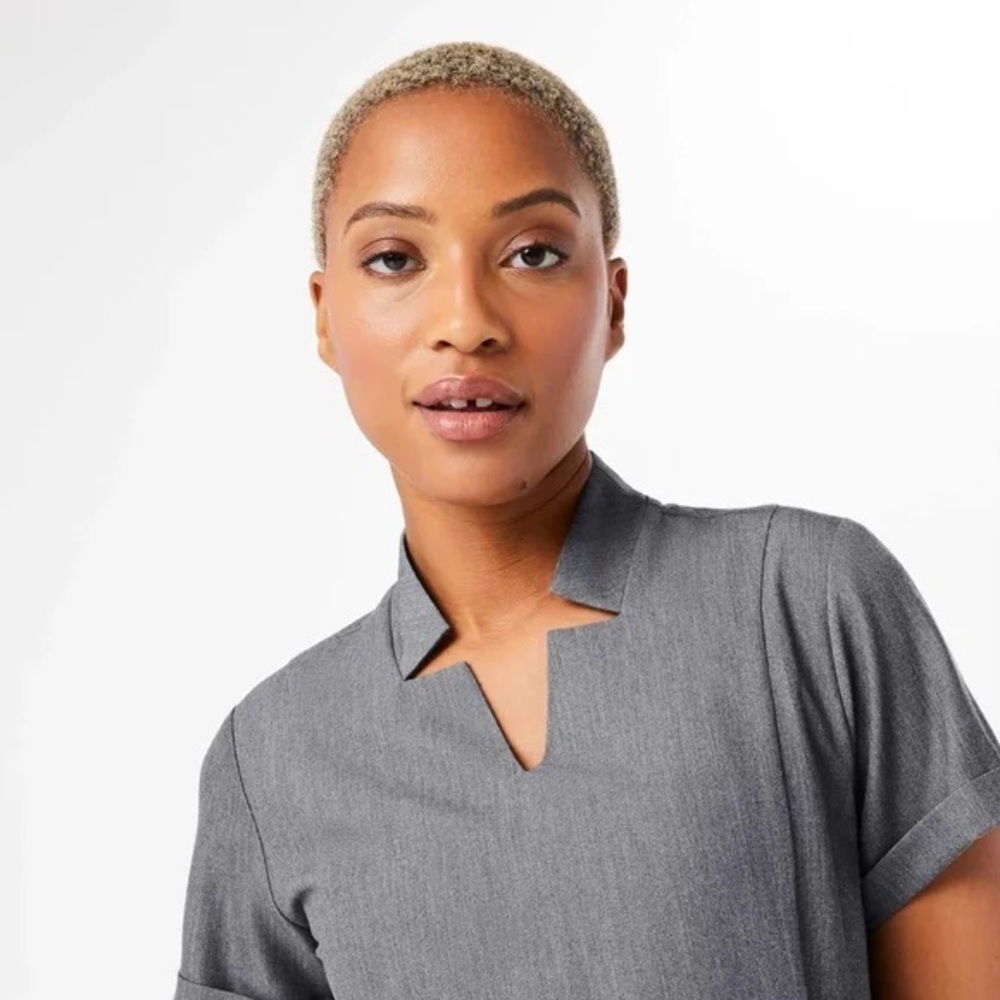 Figs Technical Collection Inala Graphite Scrub Top - image 3